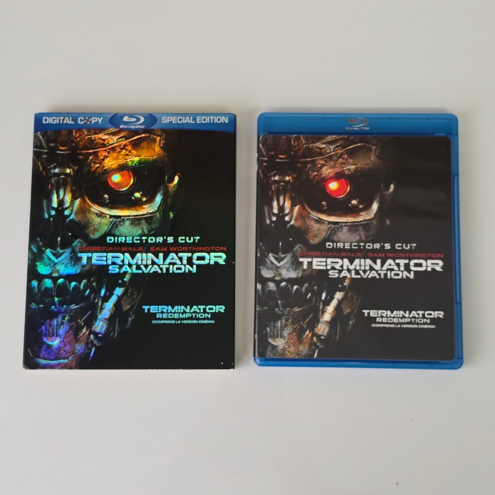 Terminator Salvation‎ Blu-ray Director's Cut Christian Bale Sci-Fi Warner Bros